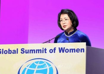 당 티 응옥 틴 부주석, 세계여성 정상회의 베트남 여성 참여