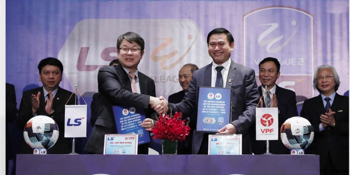 LS그룹 후원, 베트남 프로축구 1부 리그 재개