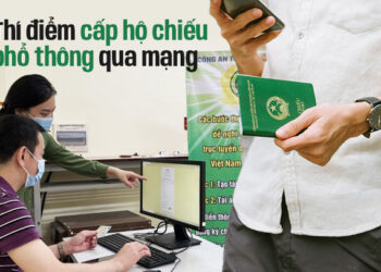 베트남 이민국, 여권 온라인 신청 시범운영
