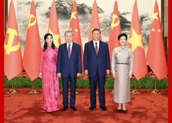 베트남, 중국 최고 지도자, 14개 협력 문서 서명식 참여